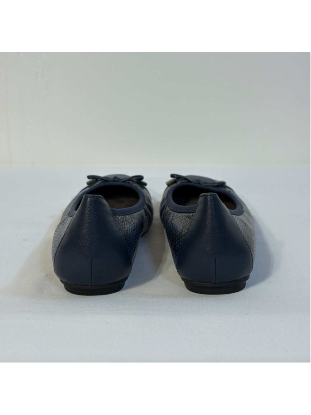 Vionic Spark Minna Navy Black Snake Print Ballet Flats Women’s Size 8 Orthotic - Picture 7 of 14